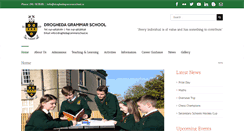 Desktop Screenshot of droghedagrammarschool.ie