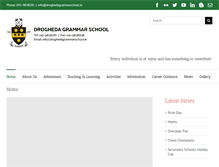 Tablet Screenshot of droghedagrammarschool.ie